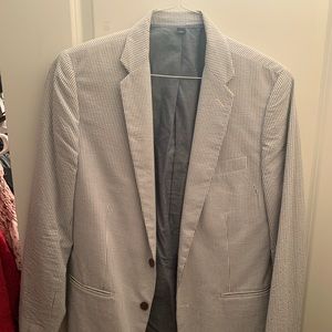 J Crew Men’s 40 R Seersucker Blazer